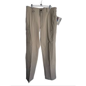 New Blauer Mens Silver Tan 6 Pocket 8823 Stretch Tactical Chino Pants Size 36
